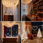 300 LED Warm White Fairy String Lights, 9m Black Wire, Battery-Operated, IP44 Waterproof, Timer Function for Christmas Bedroom Wreath Decor (Batteries Not Included)