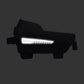 Black Waterproof Bike Frame Bag with Touchscreen & Reflective Details: 6.5" Phone Compatibility, Aussie Cyclist Essential