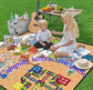 Waterproof Picnic Blanket with Flying Chess Game: 80&