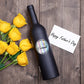 Wine Accessories Gift Set (Black), 5-Piece Bottle Corkscrew Opener Kit with Novelty Bottle-Shaped Case, Valentine&