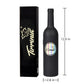 Wine Accessories Gift Set (Black), 5-Piece Bottle Corkscrew Opener Kit with Novelty Bottle-Shaped Case, Valentine&