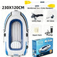 3-Person Inflatable Boat: Thick PVC Raft for Lakes/Pools – 238kg Capacity with Oars & Pump
