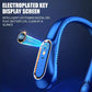 NNEOBA Neck Bladeless Fan Mini Portable-Blue