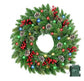 Pre-Lit Christmas Wreath With Led Lights