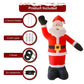 8Ft Tall Inflatable Santa Claus With 9 Led Lights