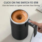 380ML Self-Stirring Electric Coffee Mug Black and White Cup