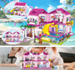 City Villa Castle Building Blocks Set With Pool