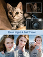 4K Digital Camera with Autofocus Anti-Shake Black