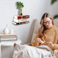 Floating Bookshelf Invisible Book Organizer