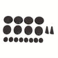 18Pcs Heated Basalt Massage Stones With Warmer Box