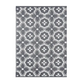 Outdoor Reversible Patio Mat Geometric Pattern