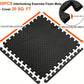 Interlocking Black EVA Fitness Mats Set (20pcs)