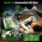 20000mAh Solar Camping Fan with LED Light