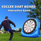Inflatable Dart Board Game with 2 Soccer Balls