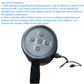 LED Lights Speaker with Powerful Bass Black