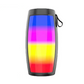 LED Lights Speaker with Powerful Bass Black