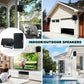 3-Way Waterproof Wall Mount Speakers Black