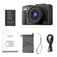 Digital Camera with Zoom Autofocus Black