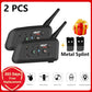 1200M Bluetooth Motorcycle Helmet Intercom Headset
