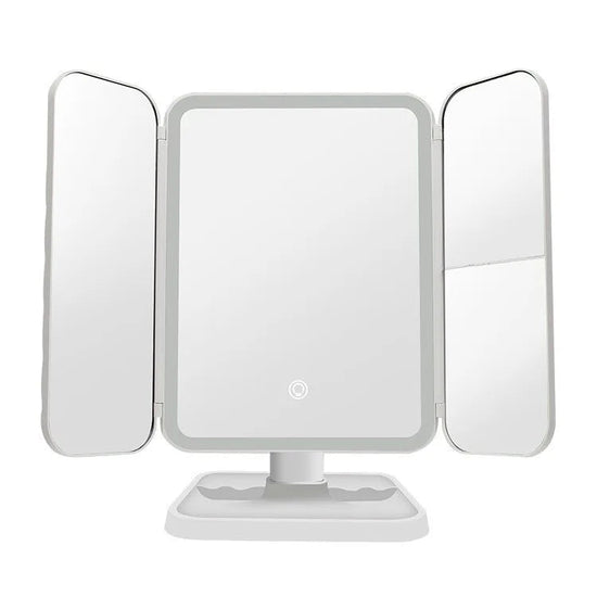 Trifold LED Makeup Mirror Beauty Lights