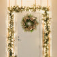 Classic Christmas Wreath Golden Leaves and Berries