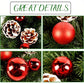 Pre-Lit Christmas Door Wreath LED Decor