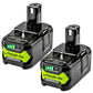 2pcs Lithium-Ion Battery for Ryobi One+