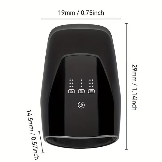 NNETM Ergonomic Hand Massager with Heat & Vibration