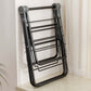 2-Tier Foldable Clothes Drying Rack  for Balcony Bay Window-White