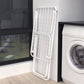 Double Wing Floor Folding Drying Rack For Clothes Quilt Towel-White