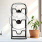 Three-layer Pot Lid Rack Kitchen Countertop Organizer for Cutting Board-Black