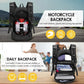 Motorcycle Backpack for Men, Waterproof Helmet Backpack with Reflective, Motorcycle Bag Helmet Bag-Black