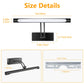 Hardwired Picture Light for Wall Black,14 inch Night Light LED Wall Sconces for Pictures,Dart Board Lights Wall Lights for Dartboard Mirror Frame Gallery