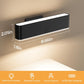 Battery Operated Wall Sconce Set of 2 Wireless Wall Lamp with Remote Control & Touch Control Rechargeable LED Wall Lights 3 Color Temperatures 360° Rotatable for Bedroom Living Room Black