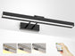 Picture Light Battery Operated, 16in Wireless Art Light for Paintings Color Temperature Adjustable Dimmable Battery Picture Light with Remote Control for Gallery Dartboard Art Bedroom Bathroom