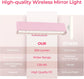 Wireless Vanity Lights for Mirror Set of 2-4000mAh Rechargeable Stick On Makeup Light with CCT Modes & Dimmable Brightness, Cordless Light for Mirror, Vanity, Bathroom, Renter Friendly