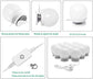 Hollywood LED Vanity Mirror Lights Kit, Dimmable Stick on USB Vanity Lights,Makeup Light Strip for for Bedroom, Dressing Room, Wedding, Party illuminating, CRI>90 (4000K Natural White 14 Bulbs 5V USB)
