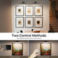 Picture Lights for Wall, Battery Operated Picture Light 16in Gallery Light for Paintings CCT Dimmable Recharging Battery Wall Light with Remote Control for Living Room Dartboard Art Black