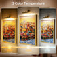 Picture Lights for Wall, Battery Operated Picture Light 16in Gallery Light for Paintings CCT Dimmable Gold