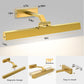 Picture Lights for Wall, Battery Operated Picture Light 16in Gallery Light for Paintings CCT Dimmable Gold