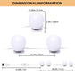 LED Makeup Vanity Lights with 14 Dimmable Light Bulbs, Hollywood Style Cosmetic Mirror Lights, USB Cable, 3 Color Modes for Dressing Room Tabletop Bedroom