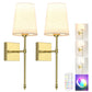 Battery Operated Wall Sconce, 5000mAh Rechargeable Dimmable RGB Wall Sconce Set of 2 with Remote, 3 Color Temperature Indoor Battery Powered Wall Lamp Light for Bedroom Living Room