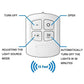 6 LED Light Set with Remote - Cool White for Cabinets & Displays