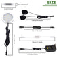 Dimmable & Timing Under Counter Lights Kitchen with Wireless RF Remote,Ultra-Thin 240V LED Cabinet Lights,12W Shelf Lights，6 Lights,Daylight White