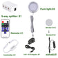 Dimmable LED Under Cabinet Lighting, Counter Showcase Kitchen Lighting Fixtures with 12V Plug in Adapter and Dimmable Wireless Remote Control, 6 Ultra Slim Puck Lights Kit