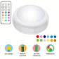 6 Pack RGBW LED Cabinet Lights, Remote Control, Battery Powered
