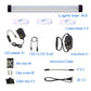 Dimmable Led Under Cabinet Lighting Bar Linkable Kits with Rocker Switch Under Counter Kitchen,Showcase,Shelf Lighting(3 Panel Kits Cold White)