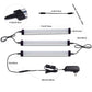 Dimmable Led Under Cabinet Lighting Bar Linkable Kits with Rocker Switch Under Counter Kitchen,Showcase,Shelf Lighting(3 Panel Kits Cold White)