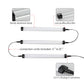 Dimmable Led Under Cabinet Lighting Bar Linkable Kits with Rocker Switch Under Counter Kitchen,Showcase,Shelf Lighting(3 Panel Kits Warm White)