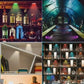 USB Rechangeable RGBW LED Cabinet Light Puck Lights 16Colors Timmer Remote Control 6 Pack